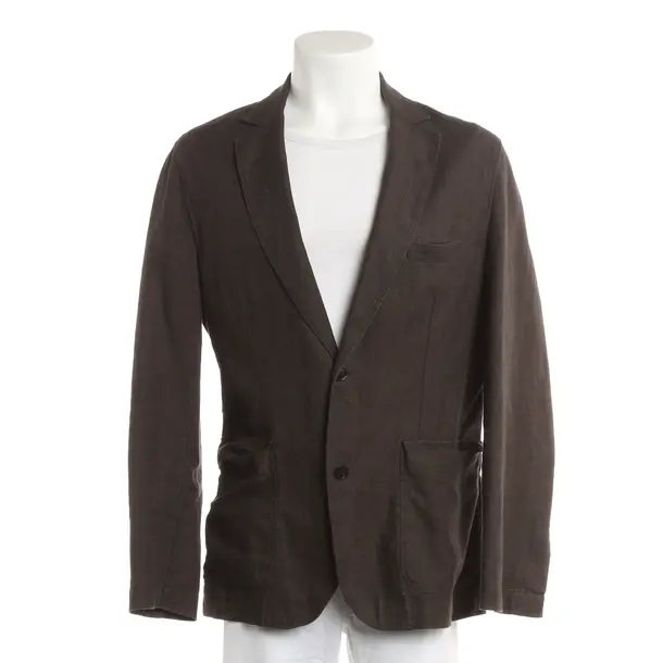 Sakko, in Dunkelbraun, Baumwolle, Zegna
