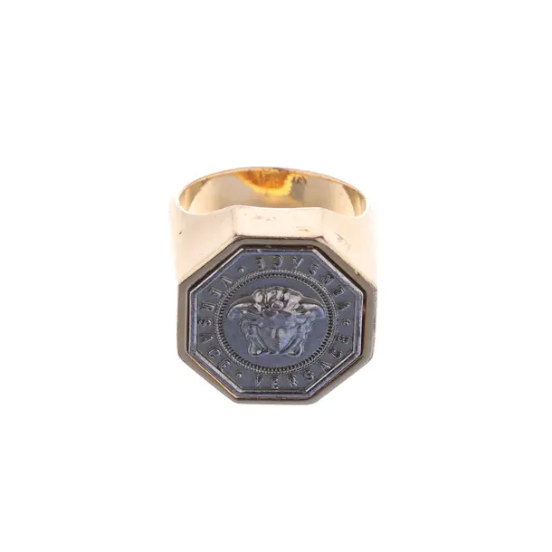 Ring, in Silver, Metal, Versace