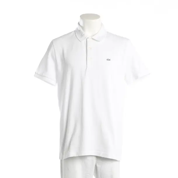Poloshirt, in Weiß, Baumwolle, Lacoste