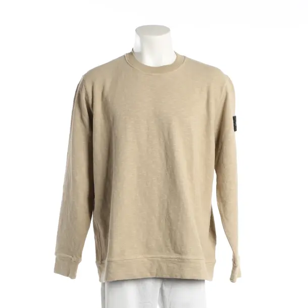 Felpa, in Marrone chiaro, Cotone, Isola di pietra