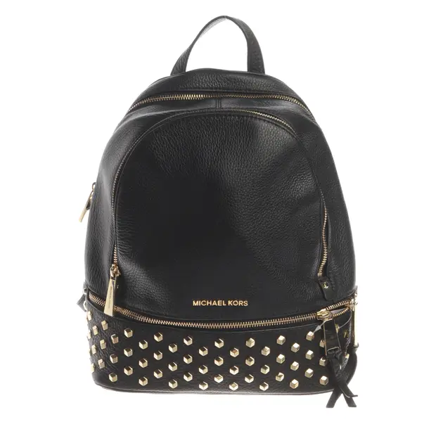 Backpack, in Black, Leather, Michael Kors