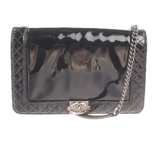 Schultertasche, in Schwarz, Leder, Chanel