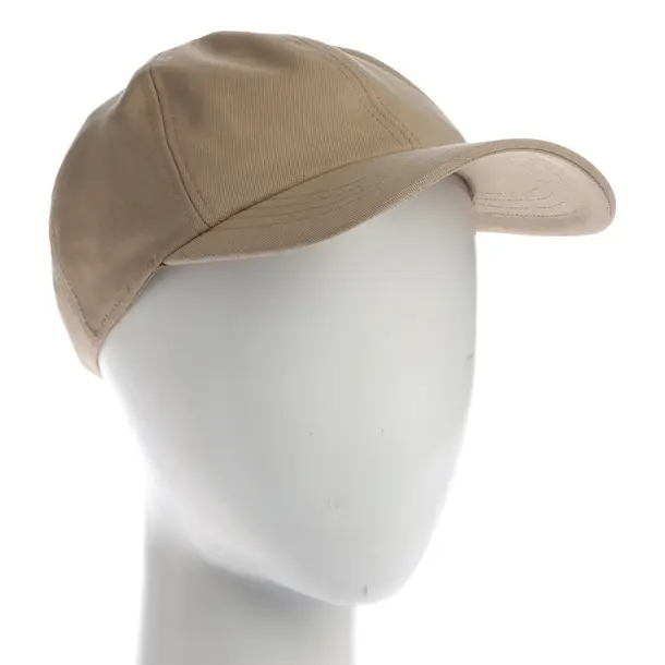 Cap, in Light Brown, Cotton, Totême