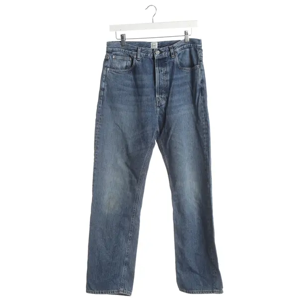 Jeans Straight Fit, in Blau, Baumwolle, Totême