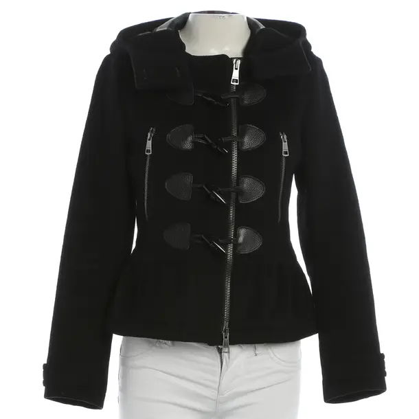 Übergangsjacke, in Schwarz, Wolle, Burberry Brit