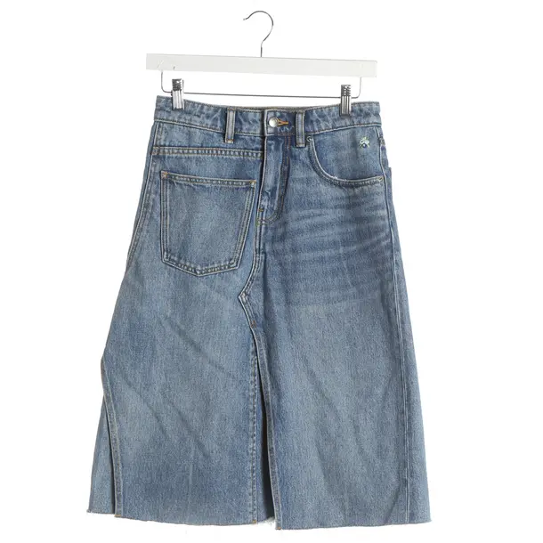 Skirt, in Blue, Cotton, Tory Burch