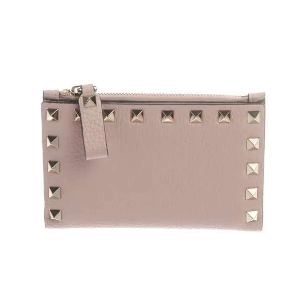 Geldbörse, in Hellrosa, Leder, Valentino