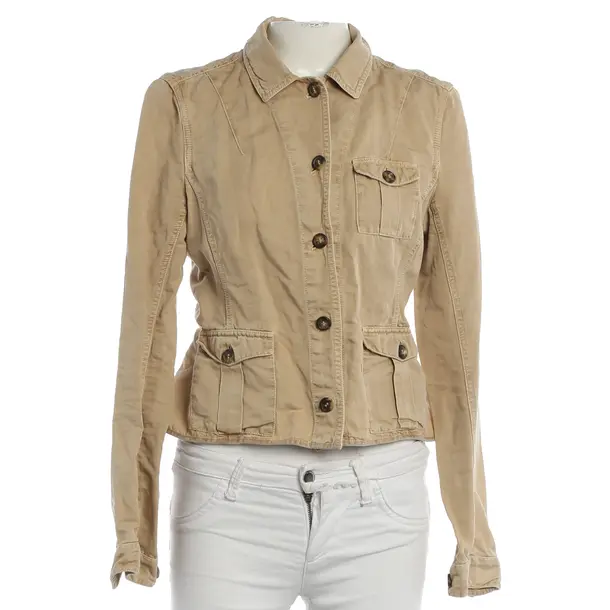 Sommerjacke, in Hellbraun, Baumwolle, Prada Linea Rossa