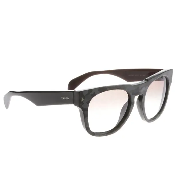 Sonnenbrille, in Grau, Kunststoff, Prada