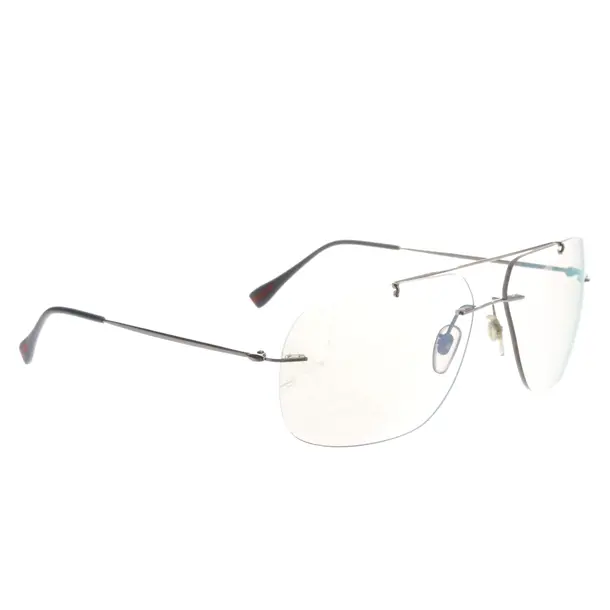 Sunglasses, in Silver, Synthetic / Metal, Prada Linea Rossa