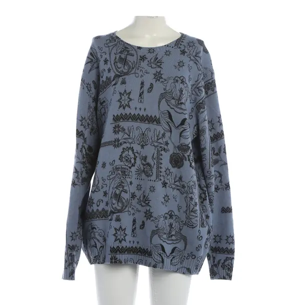 Wool Jumper, in Navy, Wool, Etro