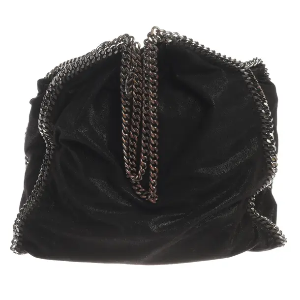 Schultertasche, in Schwarz, Polyurethan, Stella McCartney