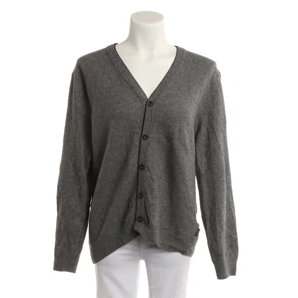 Strickjacke, in Grau, Wolle, Hugo Boss Black Label