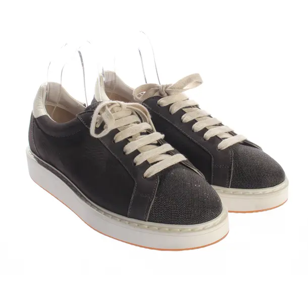 Sneaker, in Dunkelgrau, Brunello Cucinelli