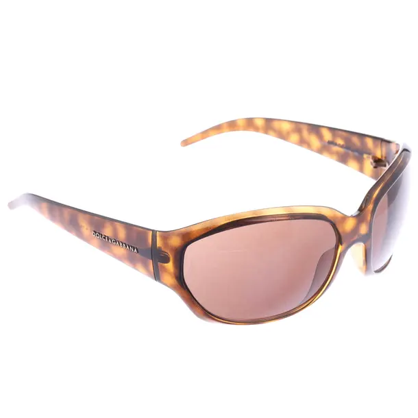 Sonnenbrille, in Dunkelbraun, Kunststoff, Dolce & Gabbana