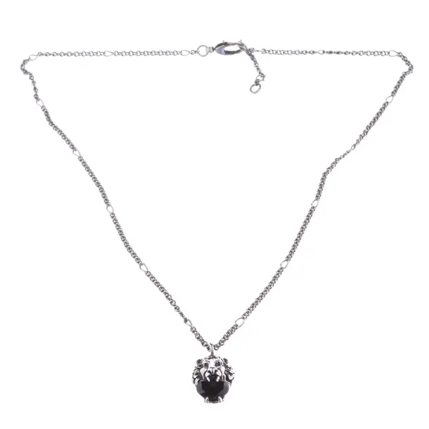 Necklace, in Silver, Metal (metallic, metallized), Gucci