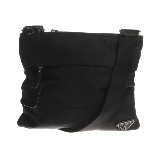 Umhängetasche, in Schwarz, Polyester, Prada