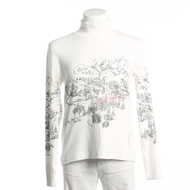 Long Sleeve Shirt, in White, Cotton, Marc Cain Sports