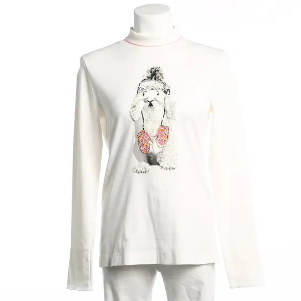 Long Sleeve Shirt, in White, Cotton, Marc Cain Sports