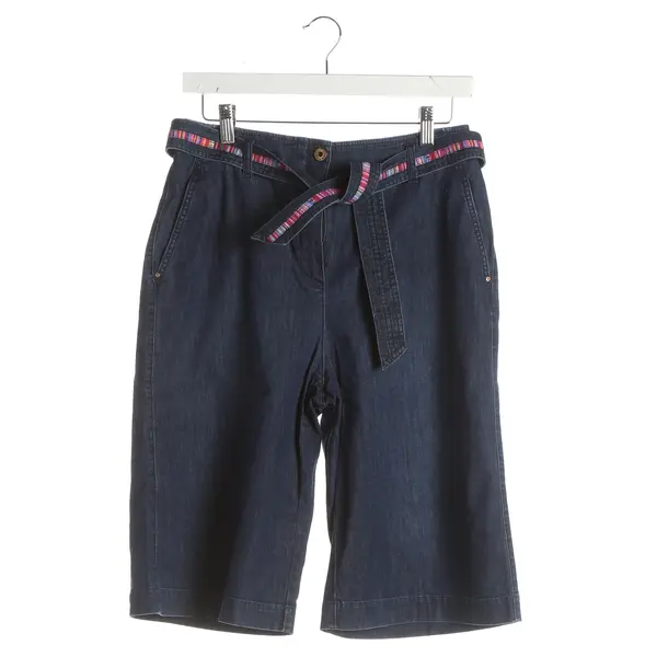Bermuda Shorts, in Navy, Cotton, Raffaello Rossi