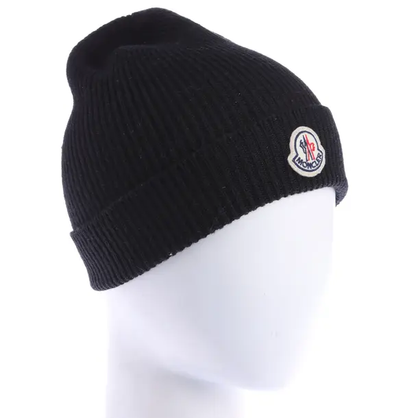 Mütze, in Schwarz, Wolle, Moncler