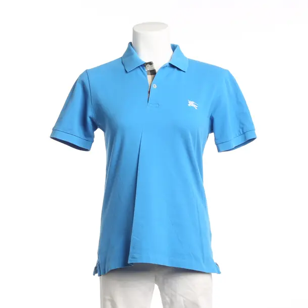 Polo Shirt, in Blue, Cotton, Burberry Brit