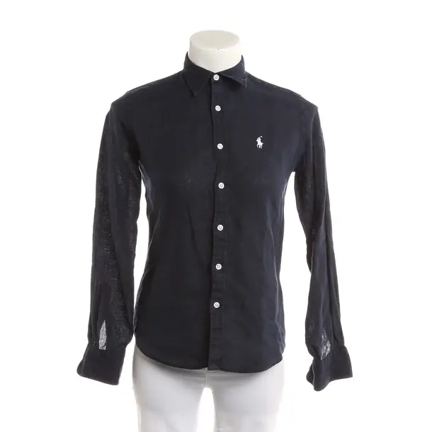 Blouse, in Navy, Linen, Polo Ralph Lauren