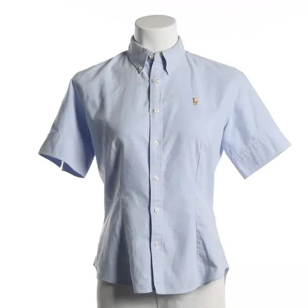 Bluse, in Hellblau, Baumwolle, Polo Ralph Lauren
