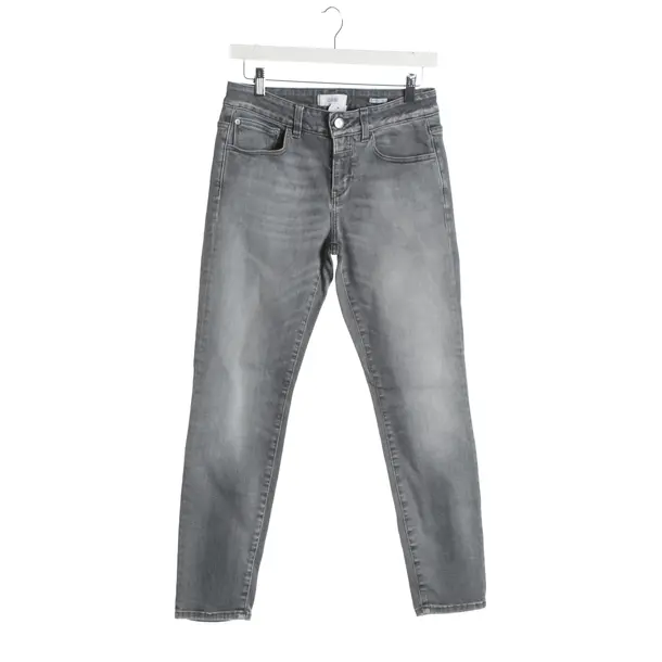 Jeans skinny, in Grigio chiaro, Cotone, Chiuso