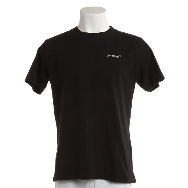 T-Shirt, in Schwarz, Baumwolle, Off-White