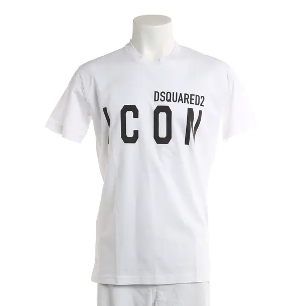 T-Shirt, in Weiß, Baumwolle, Dsquared