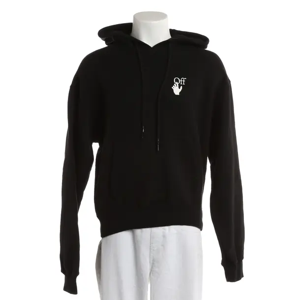 Hoodie, in Schwarz, Baumwolle, Off-White