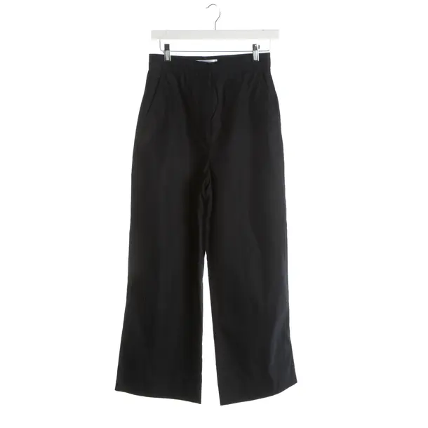 Pants, in Navy, Cotton, Max Mara