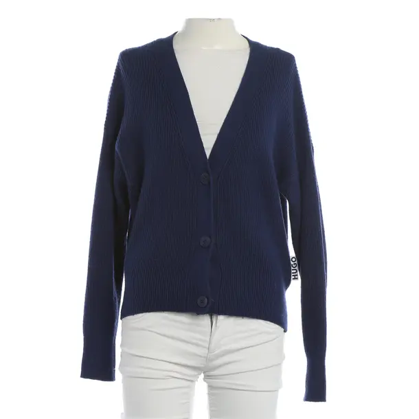 Cardigan, in Navy, Cotton, Hugo Boss Red Label