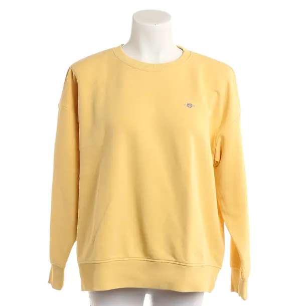 Felpa, in Giallo, Cotone, Gant