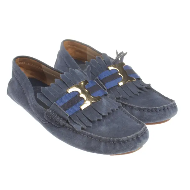 Loafers, in Blue, Tory Burch