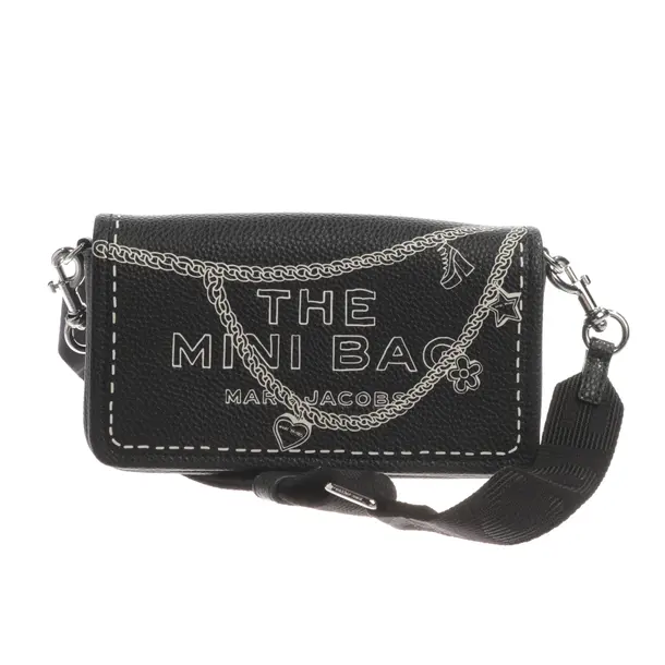 Schultertasche, in Schwarz, Leder, Marc Jacobs