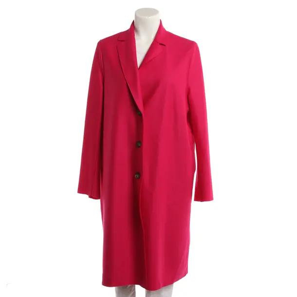 Mid-Season Jacket, in Raspberry, Wool, Harris Wharf London