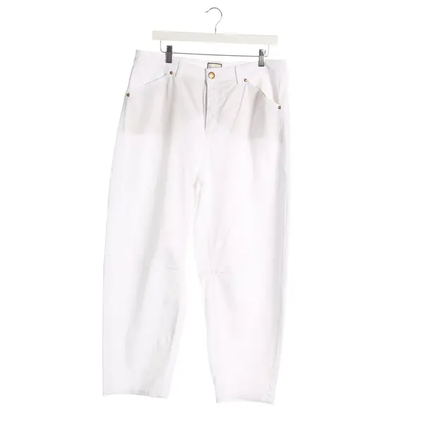 Pantaloni, in Bianco, Lyocell, Seducente
