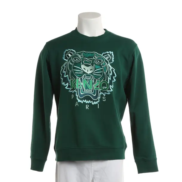 Sweatshirt, in Grün, Baumwolle, Kenzo