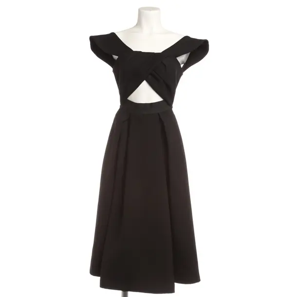 Cocktailkleid, in Schwarz, Polyester, self-portrait