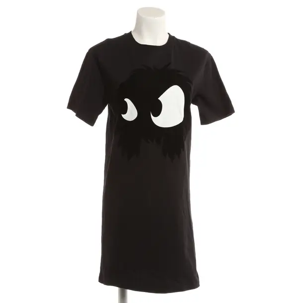 Kleid, in Schwarz, Baumwolle, Alexander McQueen