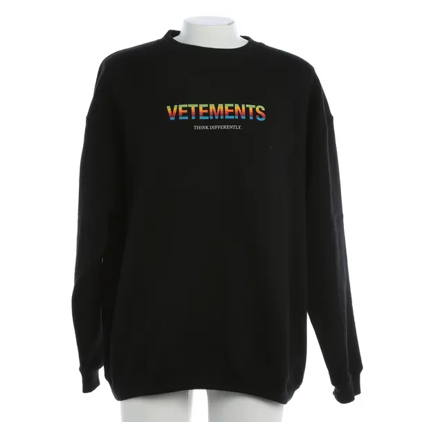 Sweatshirt, in Schwarz, Baumwolle, Vetements