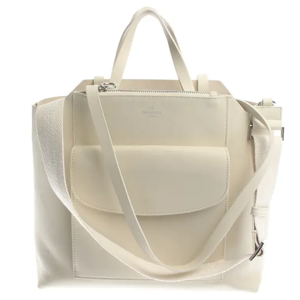 Handtasche, in Beige, Leder, Copenhagen