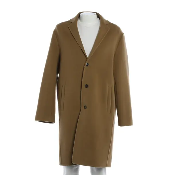 Cappotto mezza stagione, in Cammello, Lana, Chiuso