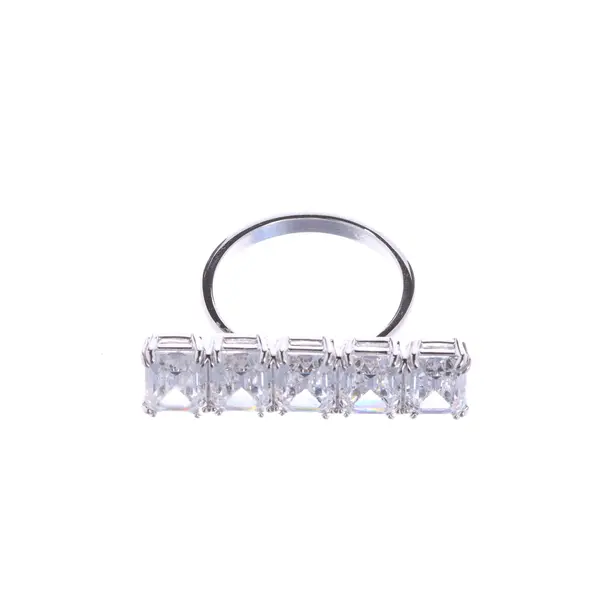 Ring, in Silber, Metall (metallisch, metallisiert), Swarovski