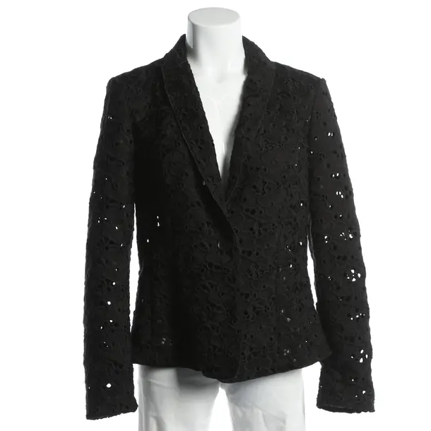 Blazer, in Black, Cotton, Marc Cain