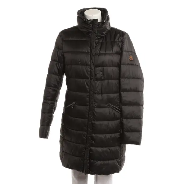 Mid-Season Coat, in Black, Polyester, Fuchs Schmitt