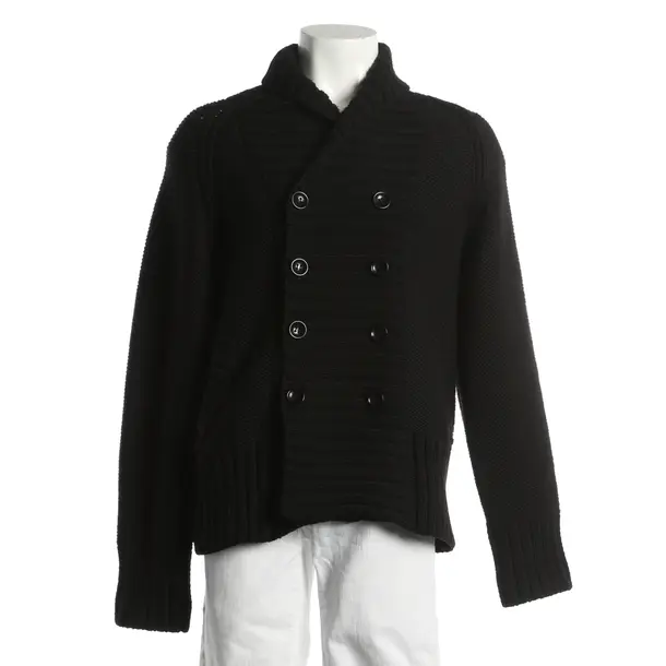 Cardigan, in Nero, Lana, Armani Collezioni