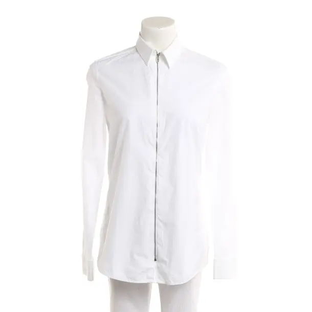 Blouse, in White, Cotton, Balenciaga